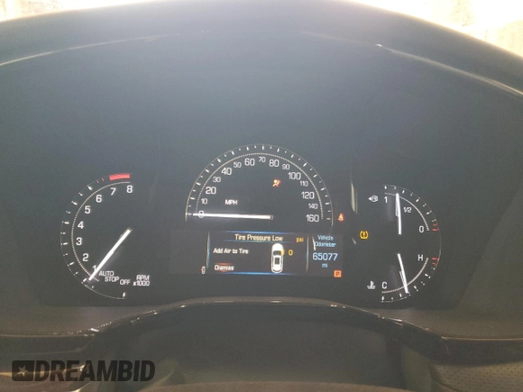 2017 Cadillac XT5 Luxury AWD with VIN 1GYKNDRS3HZ319559, listed as a Copart auction lot 47257595 with 65,077 mi miles and Salvage Title. Bid and sale history available at DreamBid. Image 9.