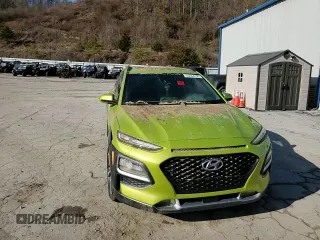 2019 Hyundai Kona Ultimate with VIN KM8K5CA56KU237041, listed as a Copart auction lot 45954795 with 0 mi miles and Salvage Title. Bid and sale history available at carsss.com. Image 12.