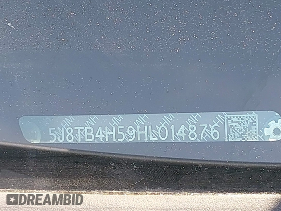 2017 Acura RDX w/Technology Pkg with VIN 5J8TB4H59HL014876, listed as a IAAI auction lot 42034309 with 57,472 mi miles. Bid and sale history available at carsss.com. Image 17.