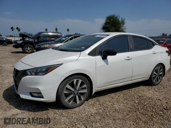 2021 Nissan Versa SR z VIN 3N1CN8FV8ML923466, wystawiony jako Copart lot #51650045 z przebiegiem 56 615 mil mil oraz Szkoda całkowita • Salvage title. Historia ofert i sprzedaży dostępna na DreamBid. Obrazek 1.