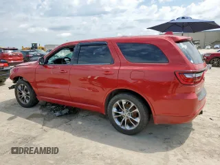 2019 Dodge Durango GT Plus z VIN 1C4RDHDG8KC650407, wystawiony jako Copart lot #60932145 z przebiegiem Nie podano mil oraz Czysty tytuł • Clean title. Historia ofert i sprzedaży dostępna na DreamBid. Obrazek 2.
