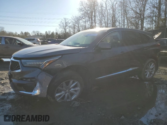 2019 Acura RDX with VIN 5J8TC2H33KL010121, listed as a Copart auction lot 42877775 with 109,234 mi miles and Salvage Title. Bid and sale history available at carsss.com. Image 1.