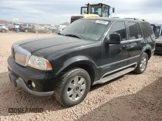 2003 Lincoln Aviator Premium z VIN 5LMEU78H33ZJ31980, wystawiony jako Copart lot #47683995 z przebiegiem 94 403 mil mil oraz Czysty tytuł • Clean title. Historia ofert i sprzedaży dostępna na DreamBid. Obrazek 1.