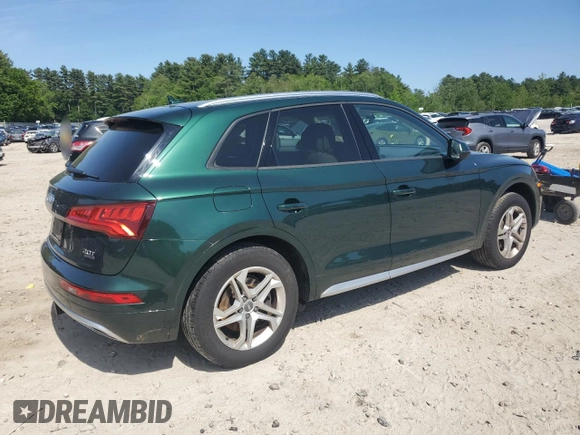 2018 Audi Q5 Premium with VIN WA1ANAFY2J2027998, listed as a Copart auction lot 59474155 with 96,309 mi miles and Salvage title. Bid and sale history available at DreamBid. Image 3.