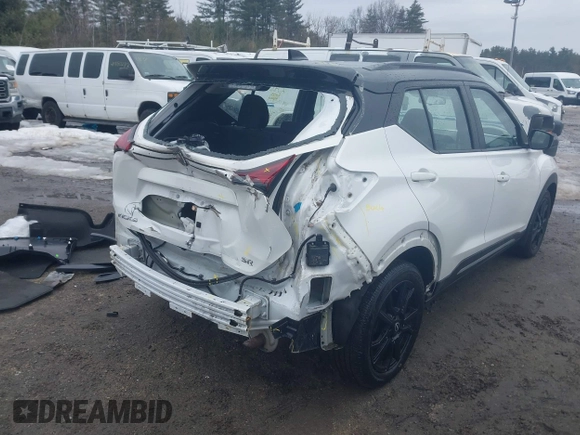 2023 Nissan Kicks SR with VIN 3N1CP5DV0PL479144, listed as a IAAI auction lot 41719775 with 34,734 mi miles and . Bid and sale history available at DreamBid. Image 4.