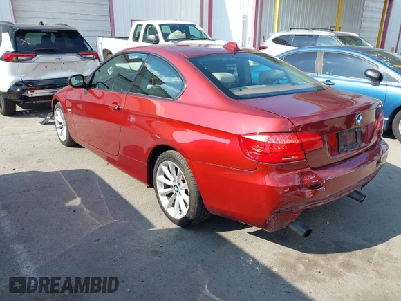 2011 BMW 3 Series 335i xDrive with VIN WBAKF9C54BE262139, listed as a IAAI auction lot 41445024 with 104,955 mi miles and . Bid and sale history available at DreamBid. Image 3.
