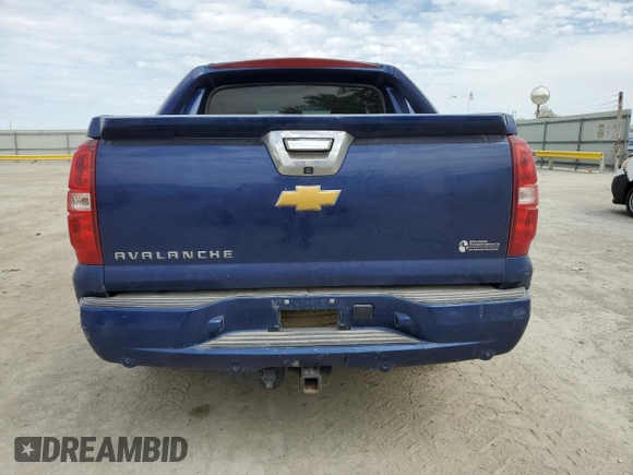 2013 Chevrolet Avalanche LT with VIN 3GNTKFE77DG151023, listed as a Copart auction lot 52977325 with 195,418 mi miles and Salvage title. Bid and sale history available at DreamBid. Image 6.