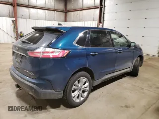 2020 Ford Edge Titanium with VIN 2FMPK4K95LBB52172, listed as a Copart auction lot 60884295 with 67,554 mi miles and Salvage title. Bid and sale history available at DreamBid. Image 3.