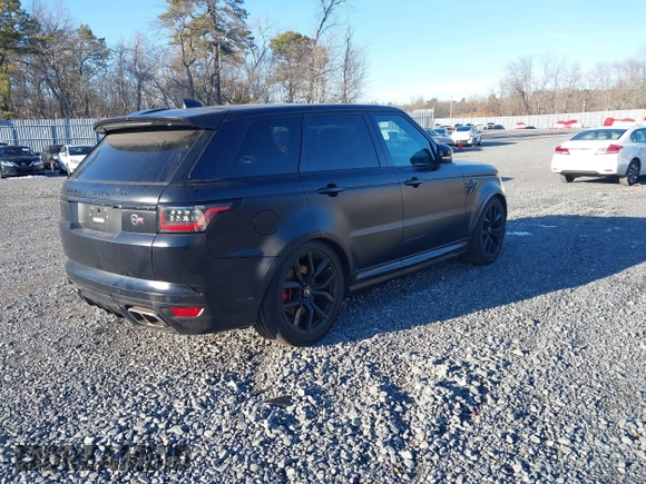 2020 Land Rover Range Rover Sport SVR with VIN SALWZ2RE1LA715693, listed as a IAAI auction lot 41129949 with 36,910 mi miles. Bid and sale history available at carsss.com. Image 4.