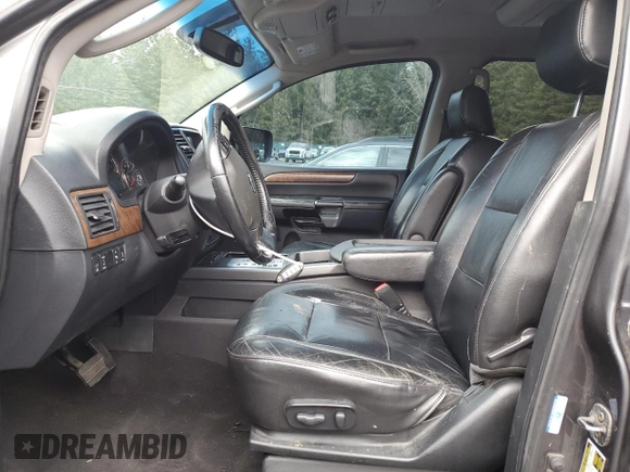2009 Nissan Armada SE z VIN 5N1BA08D09N604043, wystawiony jako Copart lot #46001675 z przebiegiem 205 996 mil mil oraz Szkoda całkowita • Salvage title. Historia ofert i sprzedaży dostępna na DreamBid. Obrazek 7.