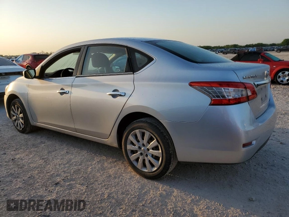 2014 Nissan Sentra SV with VIN 3N1AB7AP6EY247929, listed as a Copart auction lot 52724835 with 190,155 mi miles and Salvage Title. Bid and sale history available at DreamBid. Image 2.