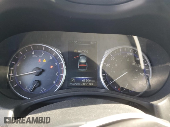 2017 Infiniti Q50 Premium z VIN JN1EV7AP5HM737908, wystawiony jako Copart lot #57037925 z przebiegiem 68 606 mil mil oraz Szkoda całkowita • Salvage title. Historia ofert i sprzedaży dostępna na DreamBid. Obrazek 9.