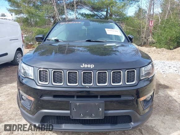 2019 Jeep Compass Latitude z VIN 3C4NJDBB9KT679054, wystawiony jako IAAI lot #41892388 z przebiegiem 61 382 mil mil oraz . Historia ofert i sprzedaży dostępna na DreamBid. Obrazek 12.