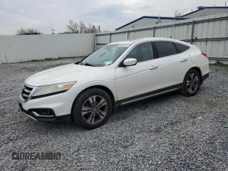 2014 Honda Crosstour EX-L z VIN 5J6TF1H5XEL001707, wystawiony jako Copart lot #54543015 z przebiegiem 221 676 mil mil oraz Czysty tytuł • Clean title. Historia ofert i sprzedaży dostępna na DreamBid. Obrazek 1.