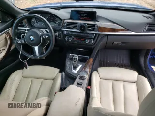 2015 BMW 4 Series 435i with VIN WBA3T3C58FP738896, listed as a Copart auction lot 80750474 with 105,430 mi miles and Salvage Title. Bid and sale history available at carsss.com. Image 8.