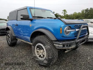 2022 Ford Bronco with VIN 1FMDE5CP3NLB42773, listed as a Copart auction lot 74201444 with Not Provided miles and Salvage Title. Bid and sale history available at DreamBid. Image 4.