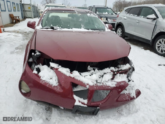 2004 Pontiac Grand Prix GT1 with VIN 2G2WP522X41364426, listed as a Copart auction lot 88272105 with 273,606 mi miles and Salvage Title. Bid and sale history available at carsss.com. Image 5.