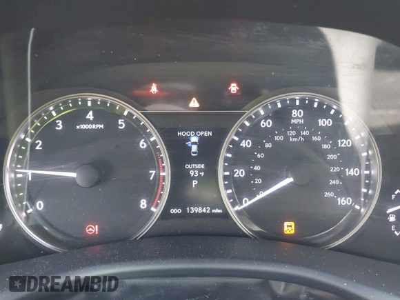 2014 Lexus GS 350 with VIN JTHBE1BL1E5043231, listed as a IAAI auction lot 41986141 with 139,842 mi miles. Bid and sale history available at carsss.com. Image 7.