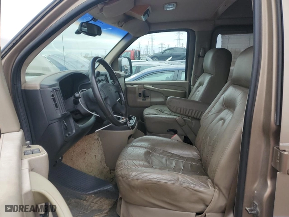 2003 Chevrolet Express Cargo Van YF7 Upfitter with VIN 1GBFG15T631192686, listed as a Copart auction lot 51153725 with 124,227 mi miles and Clean Title. Bid and sale history available at carsss.com. Image 7.