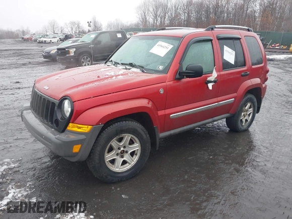2007 Jeep Liberty Limited with VIN 1J4GL58K77W526197, listed as a IAAI auction lot 41564251 with 104,790 mi miles. Bid and sale history available at carsss.com. Image 2.