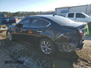 2012 Infiniti M Hybrid with VIN JN1EY1AP8CM910933, listed as a Copart auction lot 46451185 with 157,049 mi miles and Salvage title. Bid and sale history available at DreamBid. Image 2.