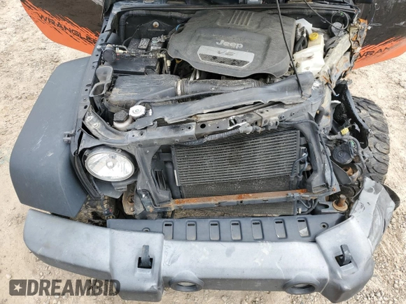 2016 Jeep Wrangler Sport with VIN 1C4AJWAG7GL297681, listed as a Copart auction lot 55926715 with 129,710 mi miles and Salvage title. Bid and sale history available at DreamBid. Image 12.