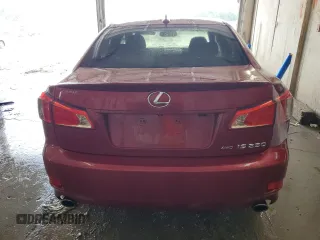 2011 Lexus IS 250 with VIN JTHCF5C29B5046176, listed as a Copart auction lot 56512275 with 132,329 mi miles and Salvage title. Bid and sale history available at DreamBid. Image 6.