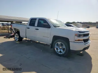 2018 Chevrolet Silverado 1500 Custom with VIN 1GCRCPEH8JZ243851, listed as a Copart auction lot 52632695 with 186,609 mi miles and Salvage Title. Bid and sale history available at carsss.com. Image 4.