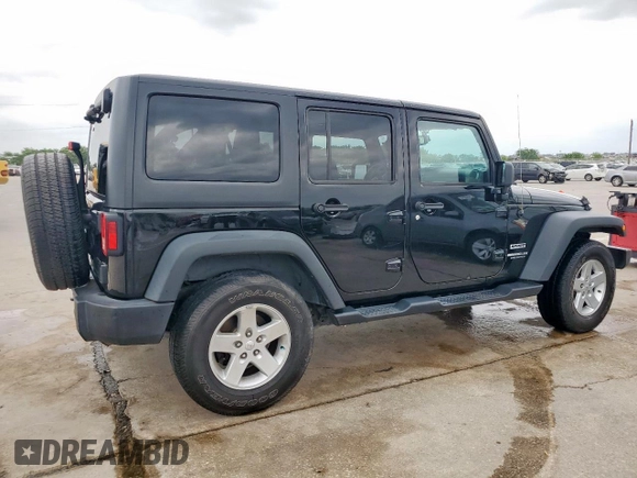 2016 Jeep Wrangler Unlimited Sport with VIN 1C4HJWDG8GL234793, listed as a Copart auction lot 55090035 with 115,049 mi miles and Salvage Title. Bid and sale history available at DreamBid. Image 3.
