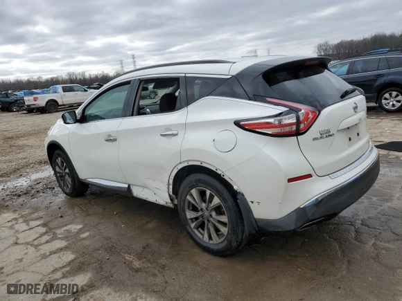 2017 Nissan Murano S with VIN 5N1AZ2MG6HN203031, listed as a Copart auction lot 87845755 with 63,990 mi miles and Salvage Title. Bid and sale history available at carsss.com. Image 2.