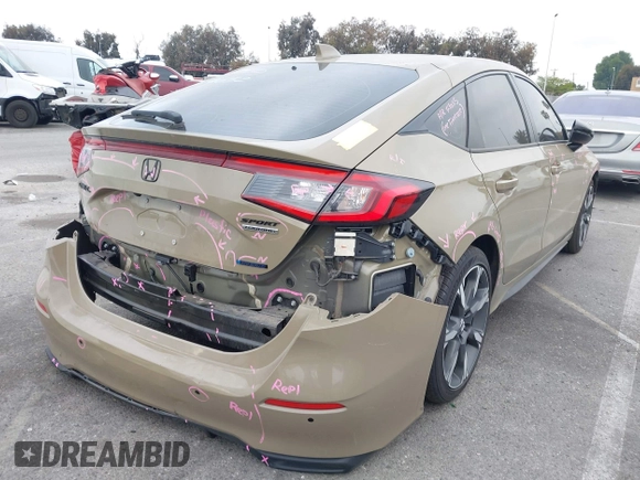 2025 Honda Civic Sport Touring z VIN 19XFL4H98SE001953, wystawiony jako IAAI lot #42024904 z przebiegiem 4 868 mil mil oraz . Historia ofert i sprzedaży dostępna na DreamBid. Obrazek 4.