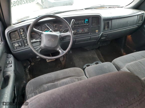 2002 Chevrolet Silverado 1500 LS with VIN 2GCEK19V021371008, listed as a Copart auction lot 46920055 with 153,594 mi miles and Salvage Title. Bid and sale history available at carsss.com. Image 8.