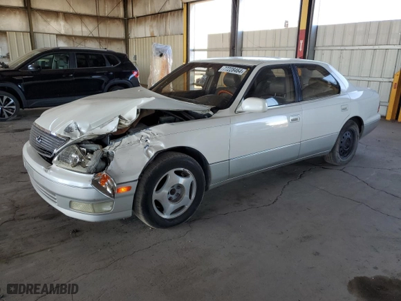 1998 Lexus LS 400 Luxury Sdn with VIN JT8BH28F1W0120936, listed as a Copart auction lot 77228464 with 274,013 mi miles and Salvage Title. Bid and sale history available at carsss.com. Image 1.