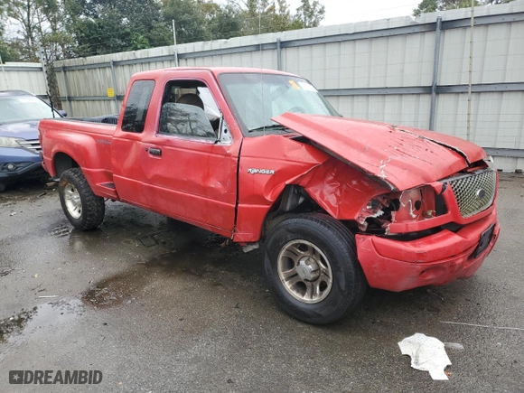 2002 Ford Ranger XL Fleet with VIN 1FTYR44U52PA26309, listed as a Copart auction lot 45275035 with 121,166 mi miles and Salvage Title. Bid and sale history available at carsss.com. Image 4.