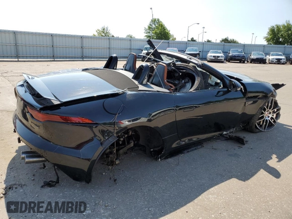 2023 Jaguar F-Type with VIN SAJD85EE8PCK82636, listed as a Copart auction lot 65414134 with Not Provided miles and Salvage Title. Bid and sale history available at DreamBid. Image 3.