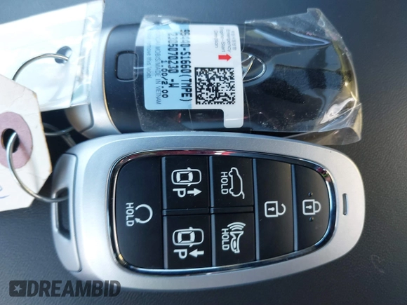2023 Hyundai Santa Fe Calligraphy with VIN 5NMS5DAL7PH624396, listed as a IAAI auction lot 41747848 with 13,734 mi miles. Bid and sale history available at carsss.com. Image 11.
