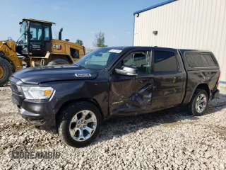 2020 Ram 1500 Big Horn with VIN 1C6SRFFM3LN323615, listed as a Copart auction lot 65014024 with 90,808 mi miles and Salvage Title. Bid and sale history available at carsss.com. Image 1.