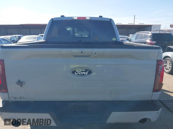 2024 Ford F-150 XLT with VIN 1FTFW3L57RFB09230, listed as a IAAI auction lot 41670274 with 13,614 mi miles. Bid and sale history available at carsss.com. Image 17.