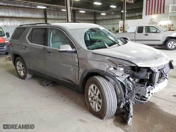 2019 Chevrolet Traverse LT Cloth with VIN 1GNERGKW4KJ207601, listed as a Copart auction lot 49160995 with 80,810 mi miles and Salvage Title. Bid and sale history available at carsss.com. Image 4.