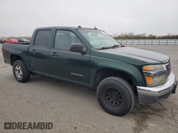 2005 GMC Canyon 1SF SLE Z71 with VIN 1GTDT136558179918, listed as a Copart auction lot 85695224 with 176,119 mi miles and Salvage Title. Bid and sale history available at carsss.com. Image 4.