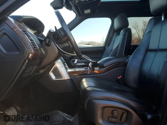 2017 Land Rover Range Rover with VIN SALGR2FK5HA328733, listed as a Copart auction lot 86914614 with 80,087 mi miles and Salvage title. Bid and sale history available at DreamBid. Image 7.