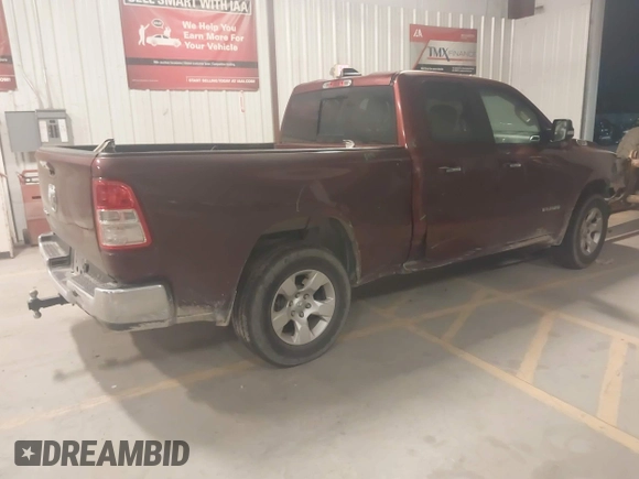 2020 Ram 1500 Big Horn with VIN 1C6RREBT0LN139156, listed as a IAAI auction lot 41355756 with 180,346 mi miles. Bid and sale history available at carsss.com. Image 4.