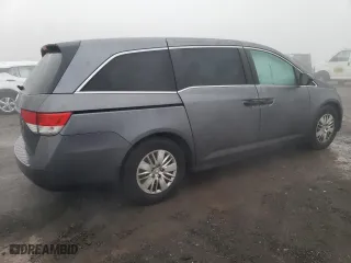 2014 Honda Odyssey LX with VIN 5FNRL5H28EB100602, listed as a Copart auction lot 84204784 with 155,272 mi miles and Salvage Title. Bid and sale history available at carsss.com. Image 3.
