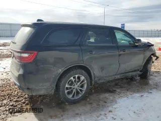 2020 Dodge Durango R/T with VIN 1C4SDJCT0LC214689, listed as a Copart auction lot 46547135 with 124,198 mi miles and Salvage title. Bid and sale history available at DreamBid. Image 3.