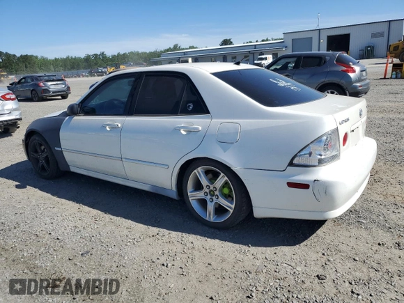 2002 Lexus IS 300/350 z VIN JTHBD192320059567, wystawiony jako Copart lot #57780795 z przebiegiem 280 743 mil mil oraz Tytuł czysty. Historia ofert i sprzedaży dostępna na DreamBid. Obrazek 2.
