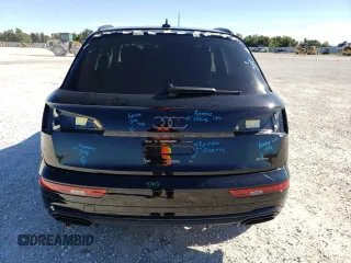 2023 Audi Q5 S line Prestige with VIN WA1FAAFY7P2001746, listed as a Copart auction lot 72766942 with 1,262 mi miles. Bid and sale history available at carsss.com. Image 6.