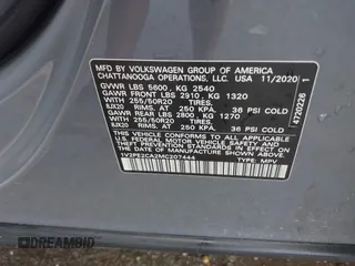 2021 Volkswagen Atlas SE with VIN 1V2PE2CA2MC207444, listed as a IAAI auction lot 42268653 with 70,202 mi miles and . Bid and sale history available at DreamBid. Image 9.