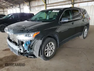 2018 Chevrolet Traverse LT Cloth with VIN 1GNERGKW1JJ274834, listed as a Copart auction lot 51871145 with 188,330 mi miles and Salvage Title. Bid and sale history available at carsss.com. Image 1.