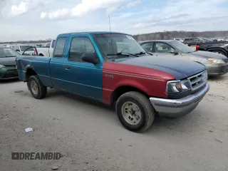 1997 Ford Ranger XLT with VIN 1FTCR14X0VPB40063, listed as a Copart auction lot 84930094 with 121,186 mi miles and Salvage Title. Bid and sale history available at DreamBid. Image 4.