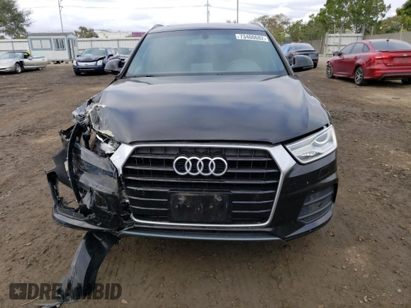 2016 Audi Q3 Premium Plus with VIN WA1BFCFS7GR019890, listed as a Copart auction lot 73400682 with 61,397 mi miles. Bid and sale history available at carsss.com. Image 5.